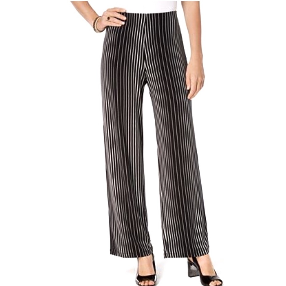 🆕Alfani Striped Wide-leg Pants